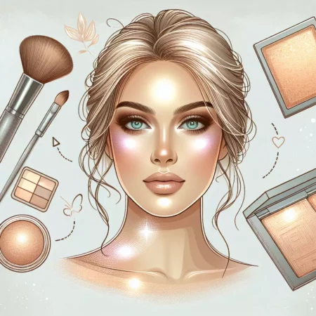 Tutorial Makeup Glowing dengan Highlighter