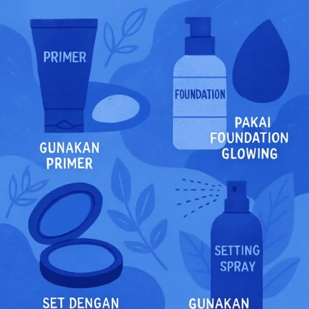 Cara Mendapatkan Makeup Glow yang Tidak Mudah Luntur